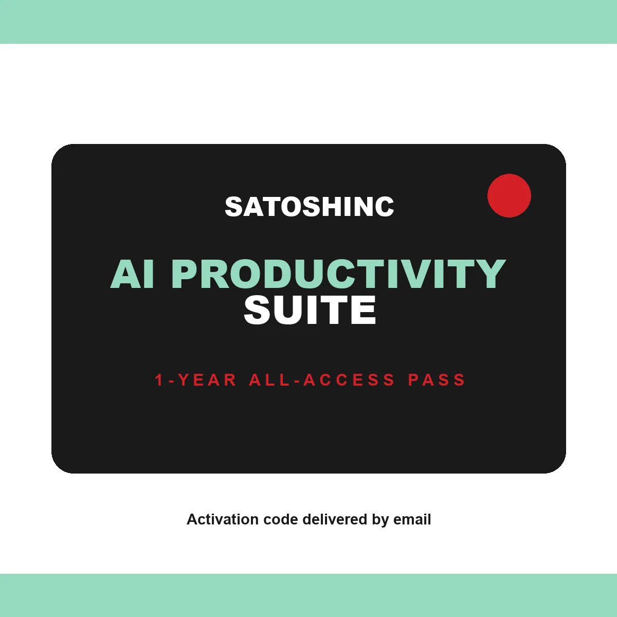 Satoshinc AI Productivity Suite digital product card